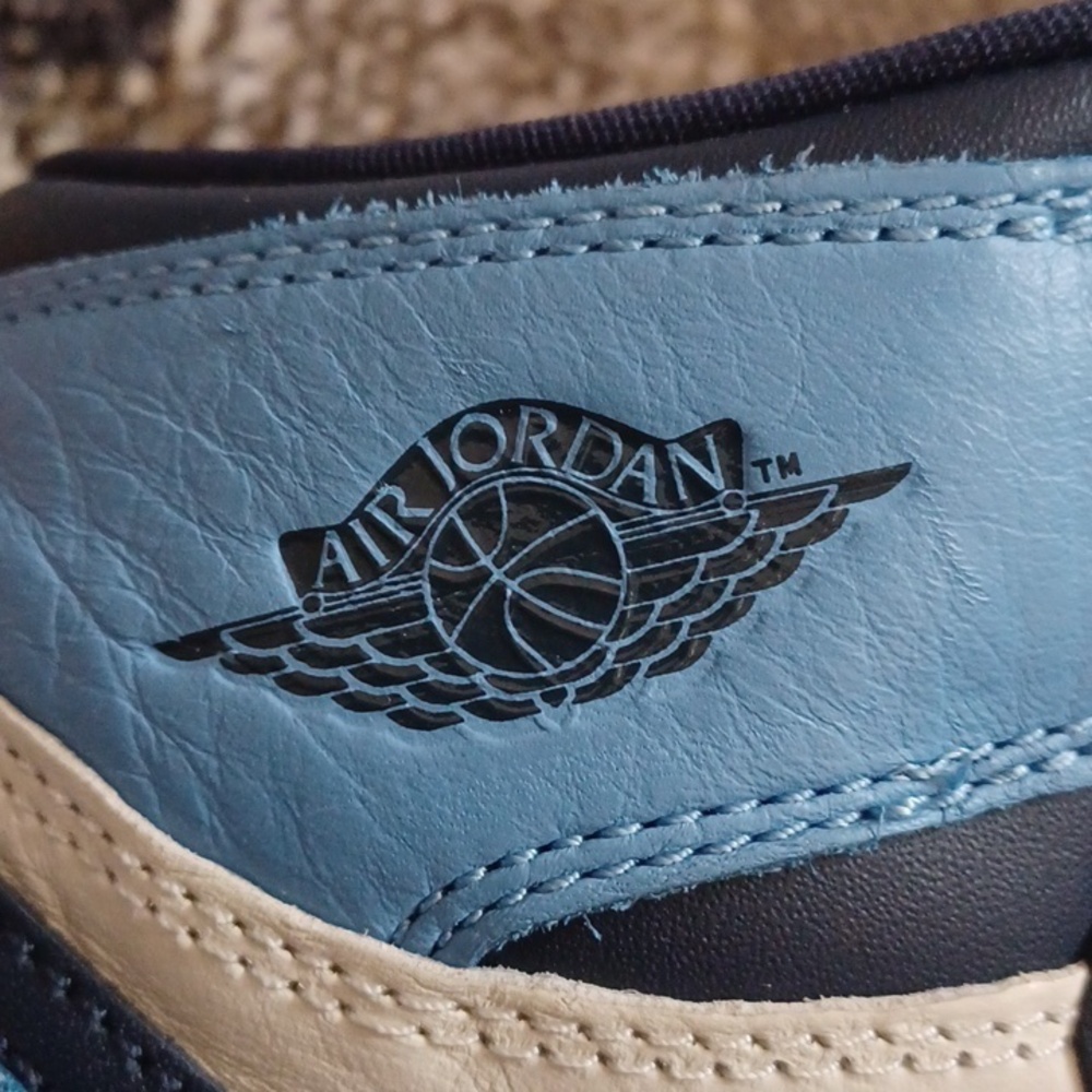 Nike Air Jordan 1 Retro High Obsidian Sneakers - Size 7 - Picture 10 of 14